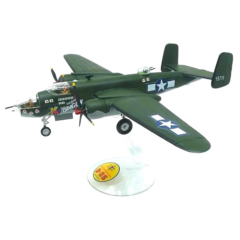 

atlantis model 1/64 WW.II usa air force B-25 mitchell Flying Dragon plastic model kits AMCH216