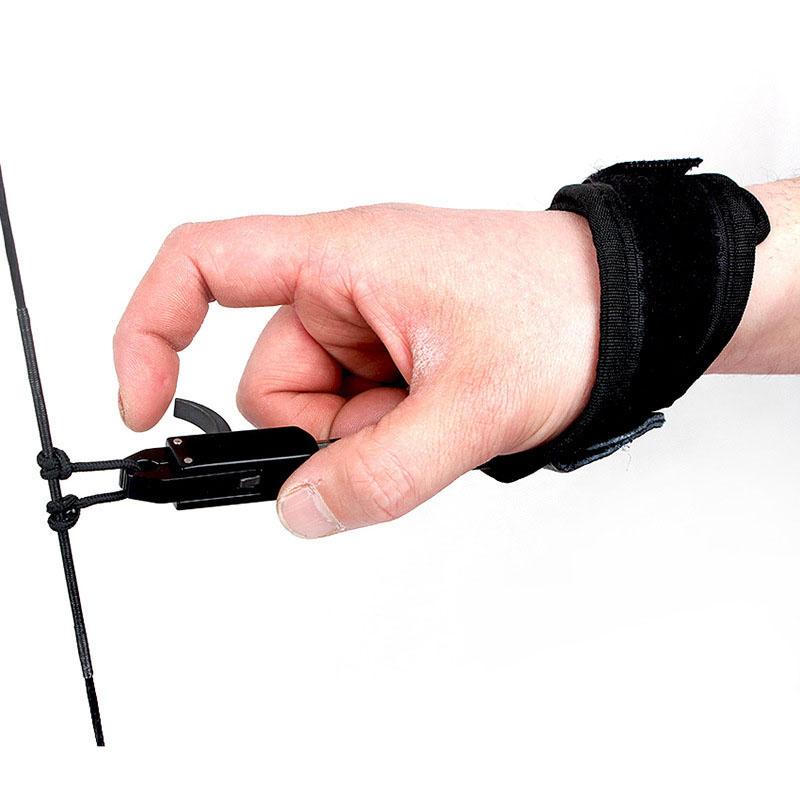 1 Stk Bueskyting Caliper Release Aid Black Color Compound Buestropp Skyting Bueskyting