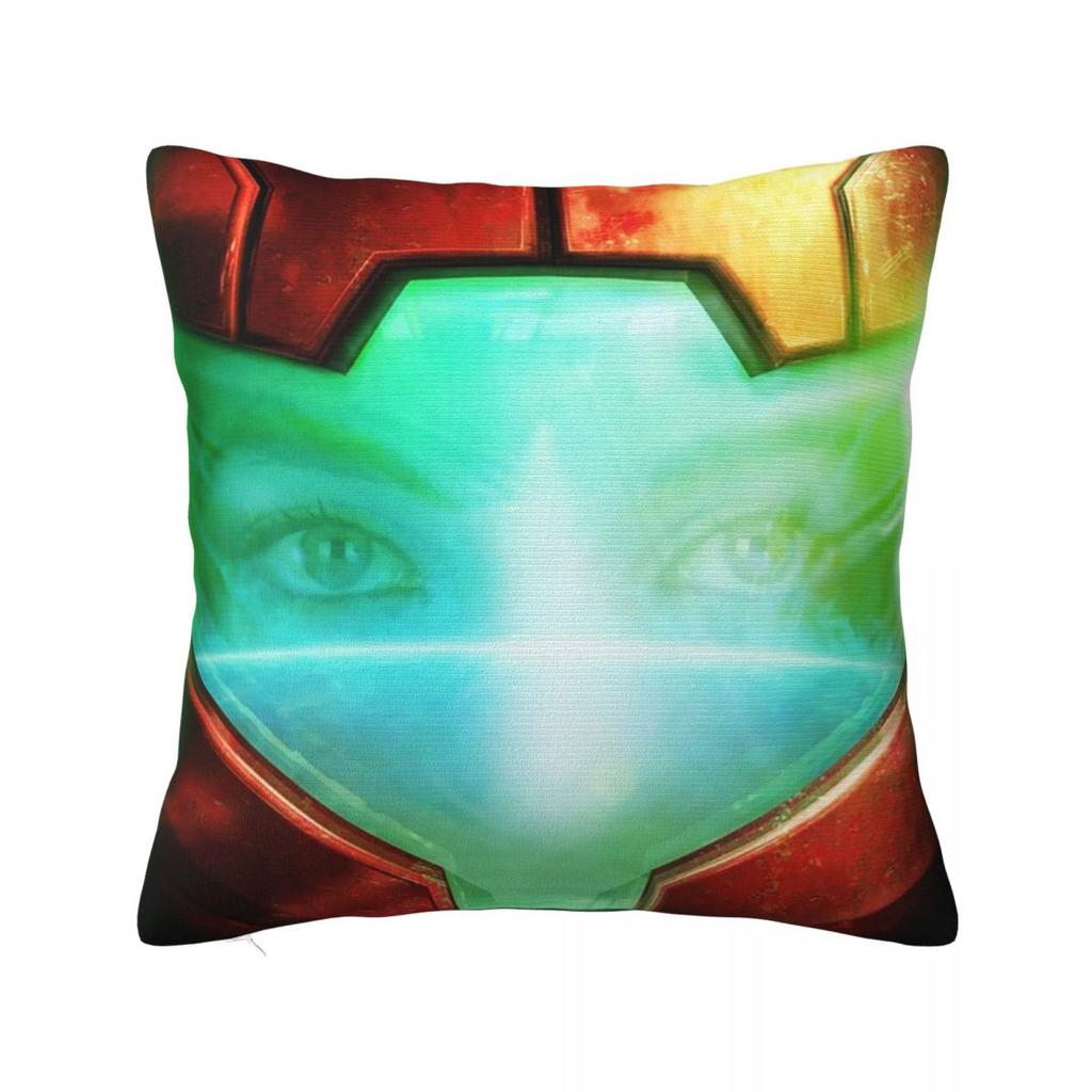 Metroid Samus Aran Square Pillowcase Cushion Cover Pillow Case Throw Pillow Cover for Home Sofa Living Room