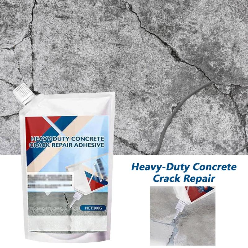 200ML Crack Filler Concrete Repair Self-Leveling High Elasticity Cement Crack Filler Waterproof Concrete Crack Filler