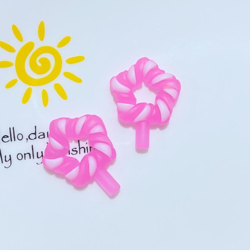 12Pcs New Kawaii Cute Star Lollipop Flat Back Resin Cabochons Scrapbooking DIY Jewelry Craft Decoration Accessorie