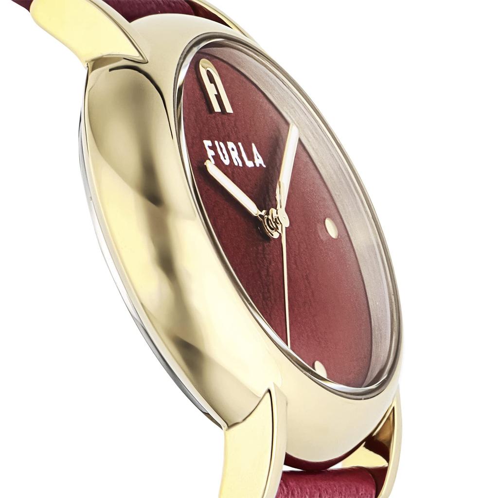 Watch FURLA EASYSHAPE Red Dial Stainless Steel Quartz Watch Jewelry Accessory WW00024017L2 [Furla] 31.5MM Women's [Item]