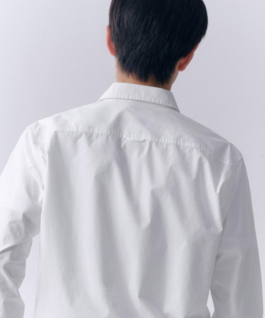 MUSINSA STANDARD Basic Washed Poplin Shirt [White]