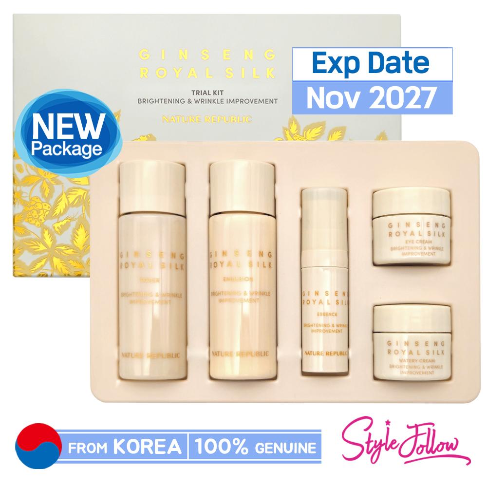 Nature Republic Ginseng Royal Silk Probier-Set (5 Artikel einschließen)