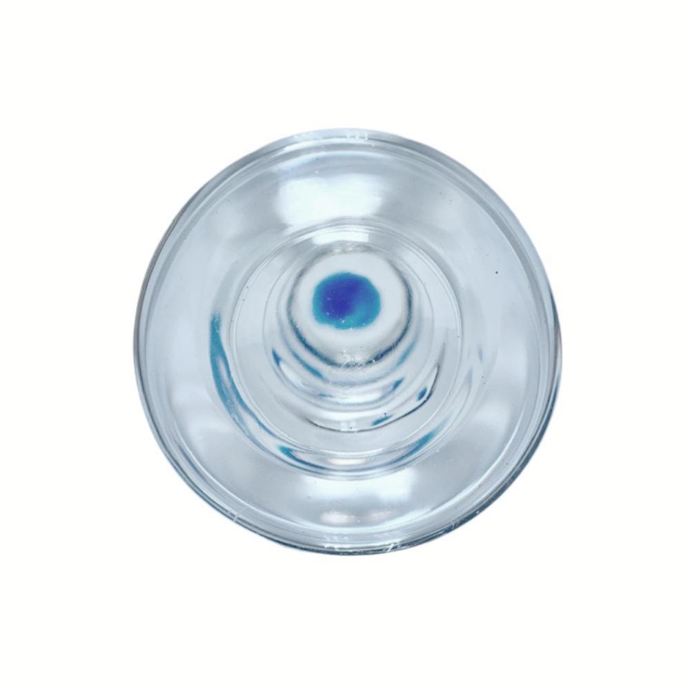 Glass Blue On Top Crystal Quantity Beads Shape Wand Plug