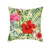 Peach Skin Printed Pillowcase Small Fresh Nordic Green Plant Sofa Cushion Cushion Cover Home Supplies