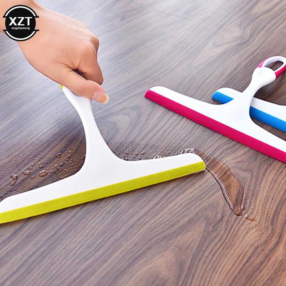 Silicone Scraper Water Glass Scraper Mirror Wiper Window Wiper Household Desktop Cleaner Window Glass Wiper Cleaning Squeegee
