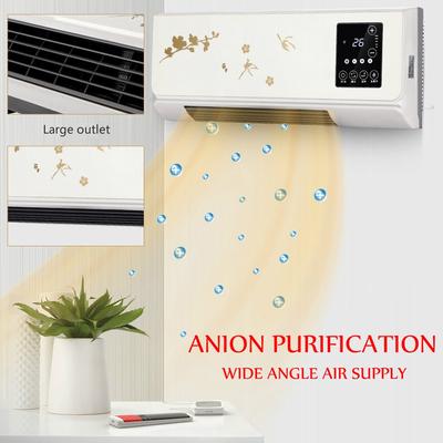 New 2000W Wall Heater Air Conditioner Fan Heater for Home Winter Room Bathroom Clothing Dry Remote Control Air Conditioning 2-IN-1