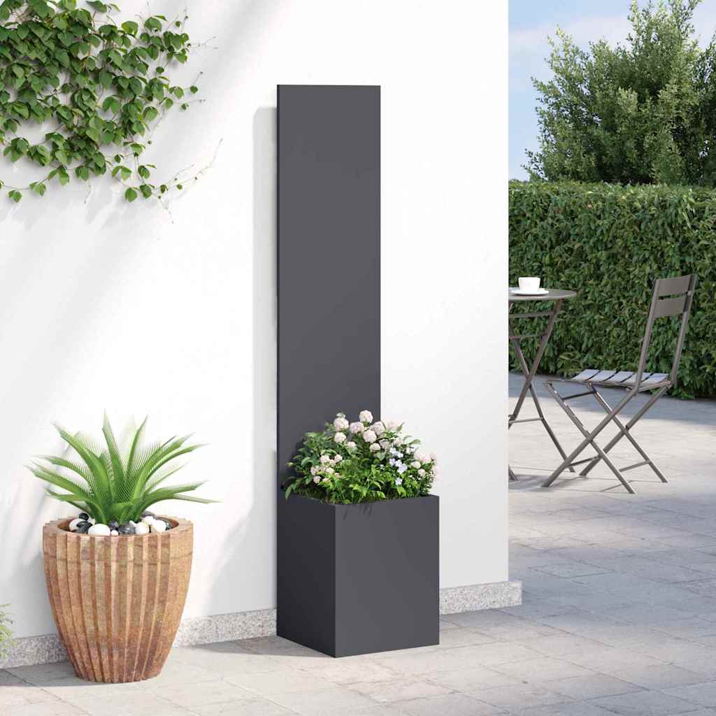 Garden Privacy Screen Canvas Anthracite 32 x 32 x 150 cm
