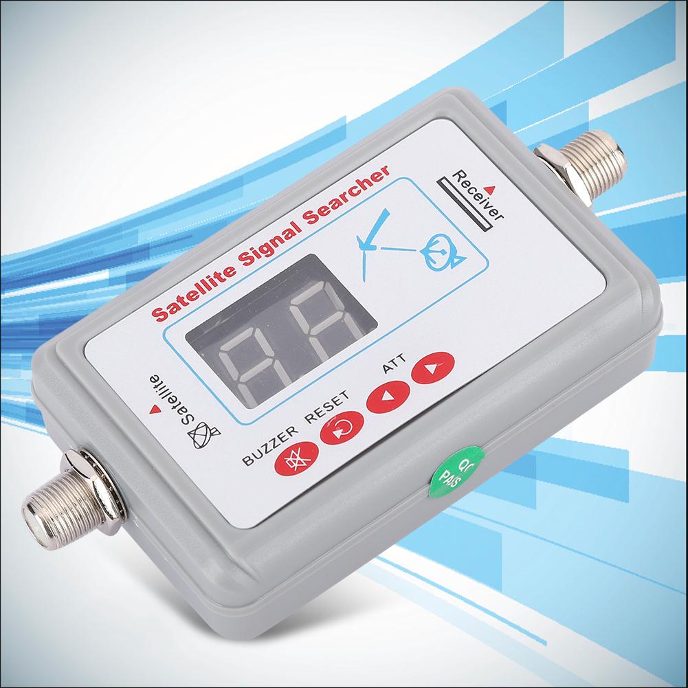 SF95DL Sensitive Satellite Finder Portable Signal Strength Meter with Digital Display