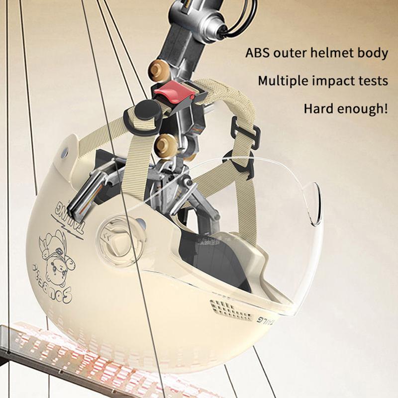 1 Piece Battery Motorcycle Summer Universal Four-Season Sun Protection Safety Helmet Half Helmet Electric Car Women'S Helmet