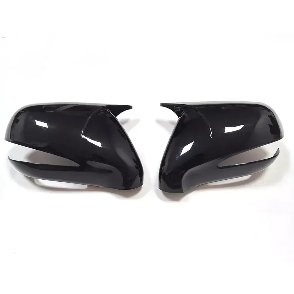 

For LHD Lexus RX RX270 RX350 RX450 2009-2014 ABS Car Rearview Side Mirror Cover Wing Cap Exterior Door Trim Adhesive Sticker Gloss Black