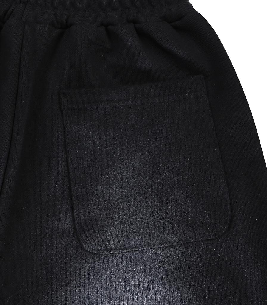 Beulluing Blueing Pigment Glow Wide Sweatpants[Black]