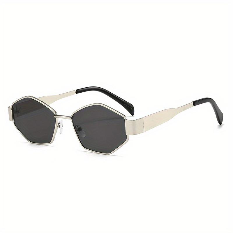 

Unisex polygonal fashion glasses suitable for outdoor and daily wear adjustable design trendy glasses