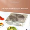 Piastra di Trasferimento Calore per Fornelli Elettrici Pad Magnetico in Rame per Compatibilità Pentole da Cucina