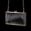 Transparent Acrylic Box Clutch Bag Chain Messenger Bag Women Evening Bags Handbag Chain Shoulder Bag Cosmetic Bag