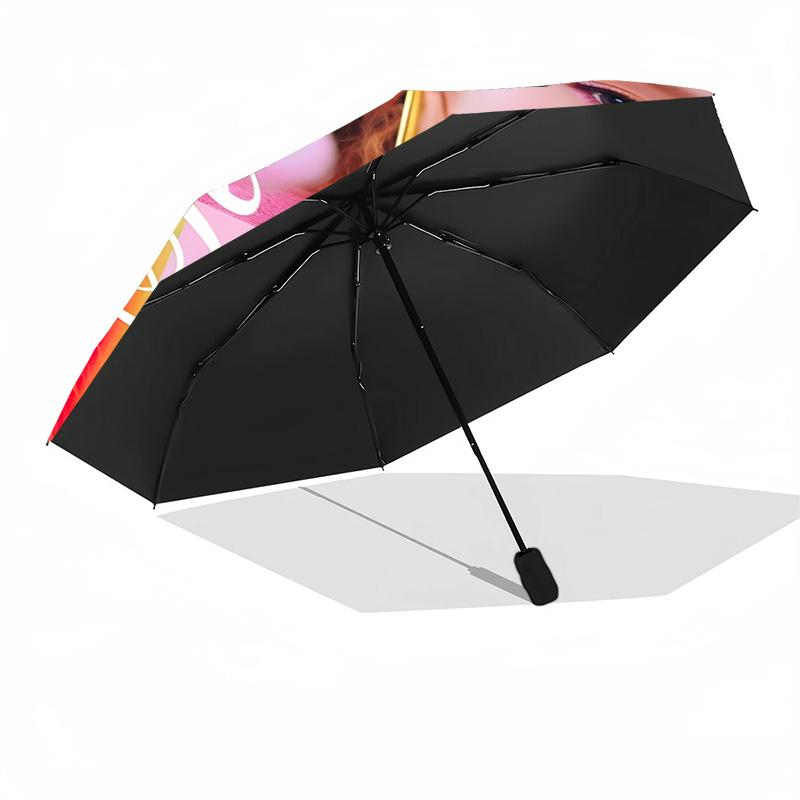 Kpop Idle Colorful Dreams Umbrella 8-Frame for Travel, Camping, Casual Lightweight Portable Umbrella, Essential for Every Family Holidays Gift