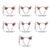 Light Weight Reindeers Antlers Headbands Plastic Hair Decoration For Christmas Parties Costume Accessories