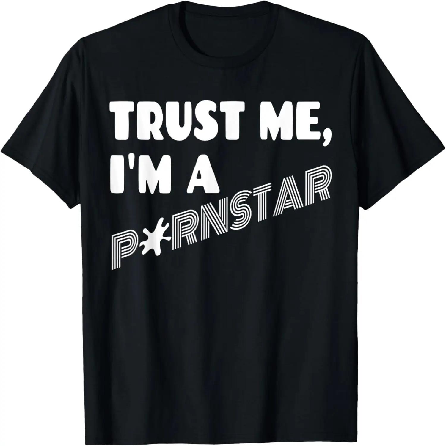 Pornstar Adult Humor Tee Crude Joke Apparel Clothing T-Shirt T-Shirt S чёрный