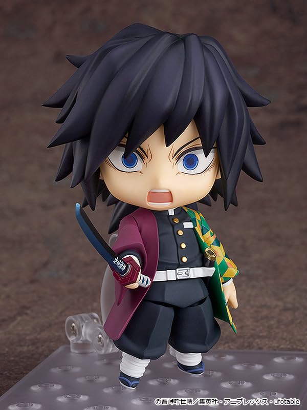 GOOD SMILE COMPANY Nendoroid Demon Kimetsu no Yaiba Giyu Tomioka Kunststoff Bemalt Bewegliche Figur Zweiter Wiederverkauf Slayer Nicht-Maßstäblich