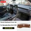 Flannel Car Dashboard Cover For Mercedes Benz Gla X156 Gla180 Gla200 Gla220 Gla250 220 220d Amg 2014- Anti-Slip Mat Dashmat