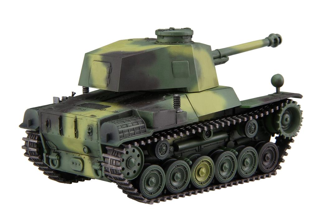 Fujimi Model Chibimaru Military Series Type 3 Medium Tank Color Coded Plastic Model TM9 No.9 Chi-Nu Non-Scale