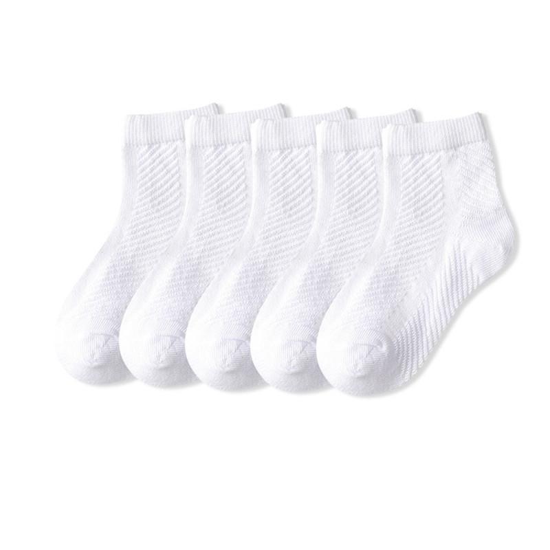 5 Pairs/Lot Children Socks Cotton Summer Boy Girl Baby Fashion Cute Cartoon Breathable Soft Mesh For 1-12Y Teen Kids Casual Sock