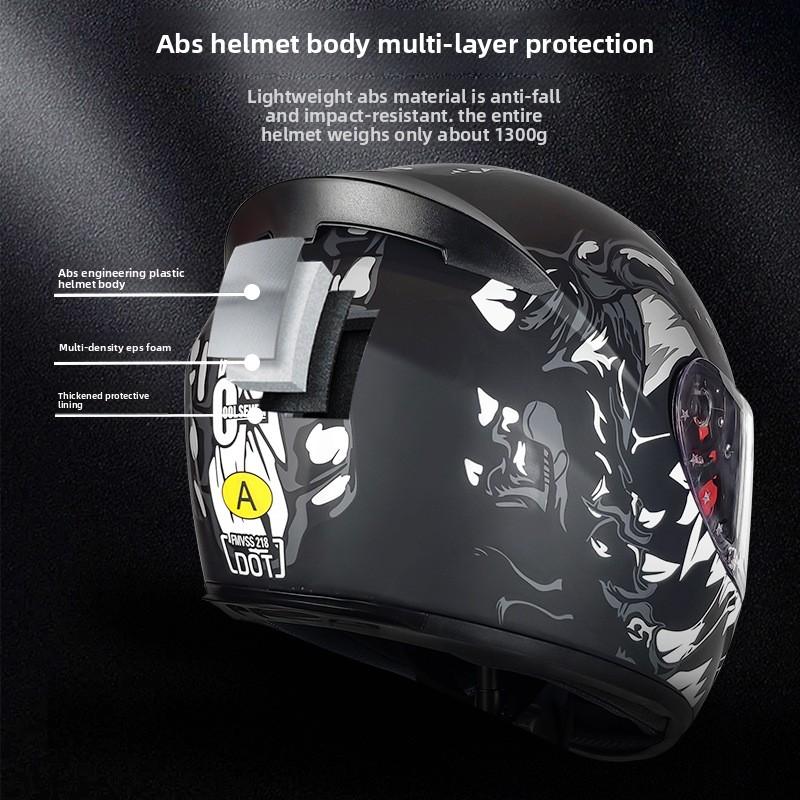 Helmet Motorcycle Four Seasons Universal Locomotive Full Helmet Electric Vehicle Helmet