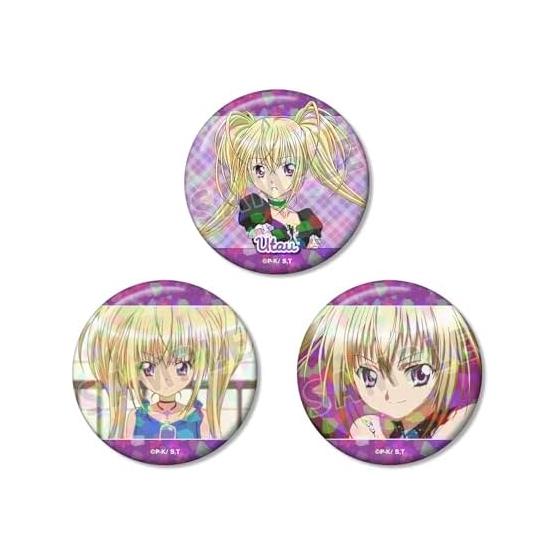 TV Anime Shugo Chara! Uta Hoshina Hologram Can Badge 3-Piece Set
