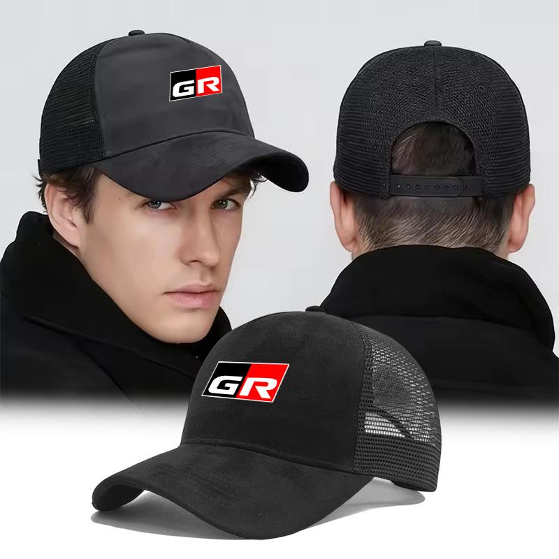 Fashion Car Emblem Prints Baseball Cap Racing Outdoor Sun Hat For Toyota GR 86 Supra Yaris RAV4 Prius Corolla C-HR Camry Auris