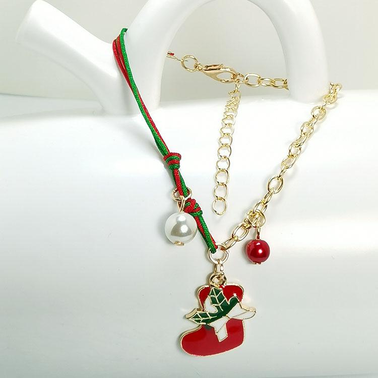 Festive Christmas Bracelets with Santa, Tree, Snowflake, Reindeer, and Snowman Charms