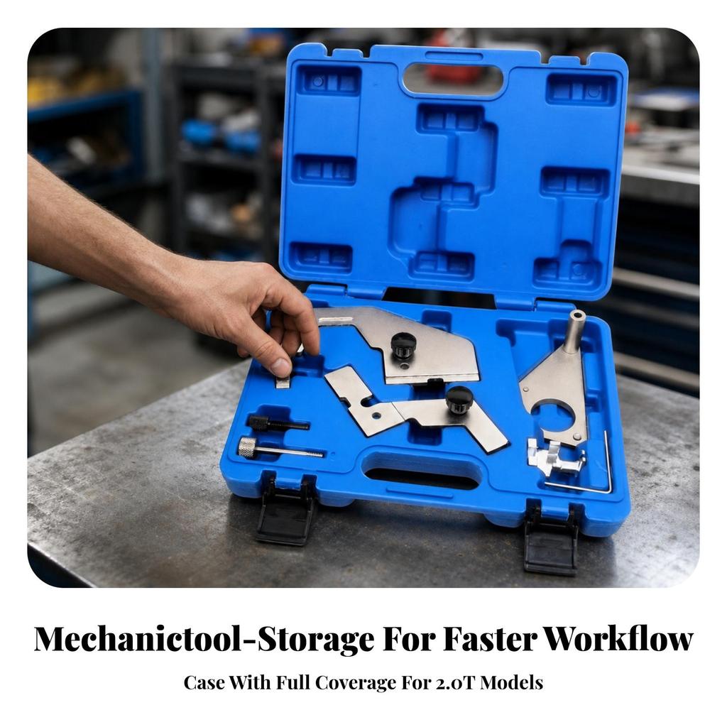 High Precision Engine Timing Tool Kit | Molded Interior Compartments, Set, for