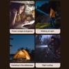 Portable Type-C Mini Flashlight Phone Keychain Usb-C Electric Torch Nightlight Table Lamp For Riding Sports Outdoor Camping