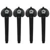 4Pcs Universals Cello Replacement Tuning Pegs Ebony Wood Cello Pegs Cello Parts Accessories Fittings Smooth Operate