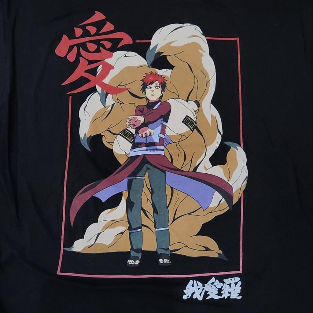 [USED] Official Overseas Large Vintage T-Shirt Gaara 00s Naruto