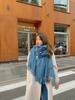 Scarf Women's Autumn and Winter Warm Thickened Solid Color Cashmere Scarf New Shawl Korean Version Scarf