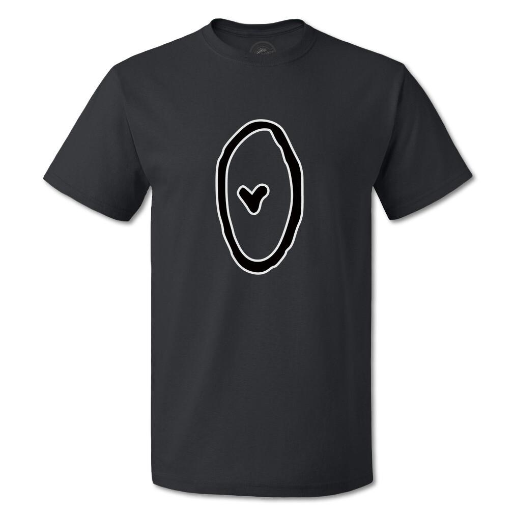 Funny Graphic T Shirts Love O Love Heart Monogram Letter O Cotton Alphabet Top S