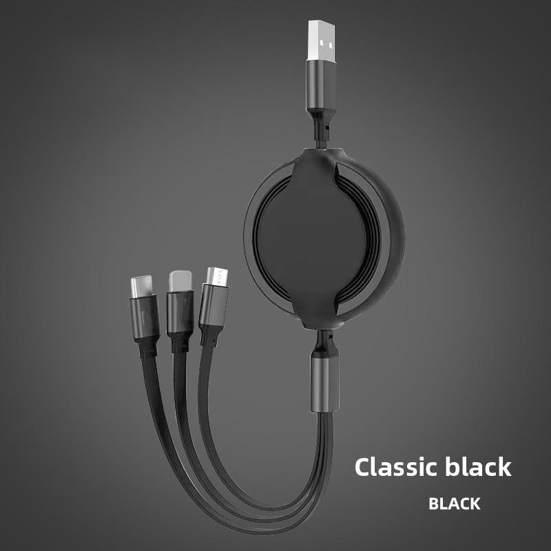 Versatile 3 In 1 Cable Mini Usb Cable Micro Quick Charge Apple Supplies Android