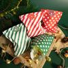 24Pcs with Stickers Christmas Gift Paper Bags Mixed Style Cookie Packaging Bag  Bakery