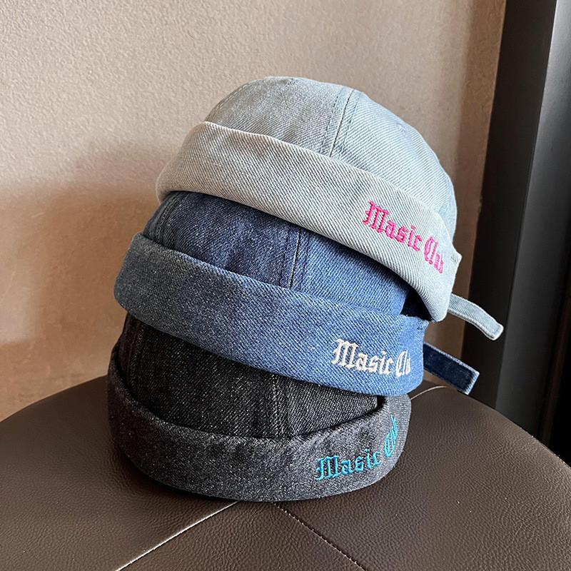 Unisex Denim Cap With Breathable Cotton Material For Autumn Winter Fashion