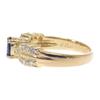 no brand  #8(JP Size) ring blue K18 yellow gold Women