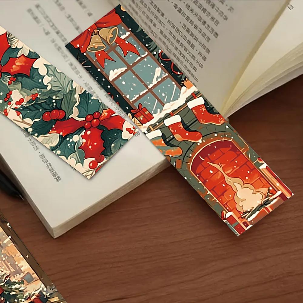 32pcs, Retro Christmas Bookmarks, Perfect for Teachers, Readers and Book Lovers, Perfect for Gifts, Parties and Birthdays