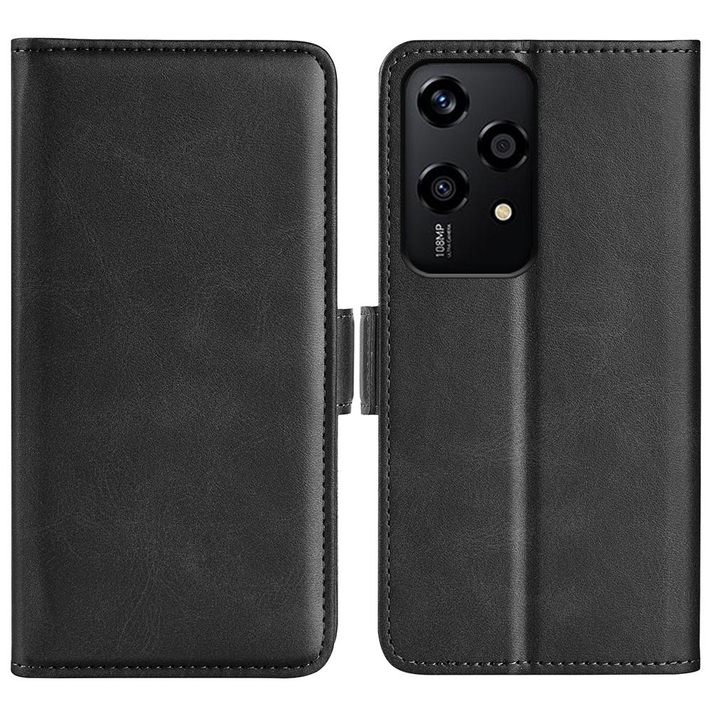 Para Honor 200 Lite Capa de Couro Carteira Capa de Telefone com Fechos Magnéticos Duplos