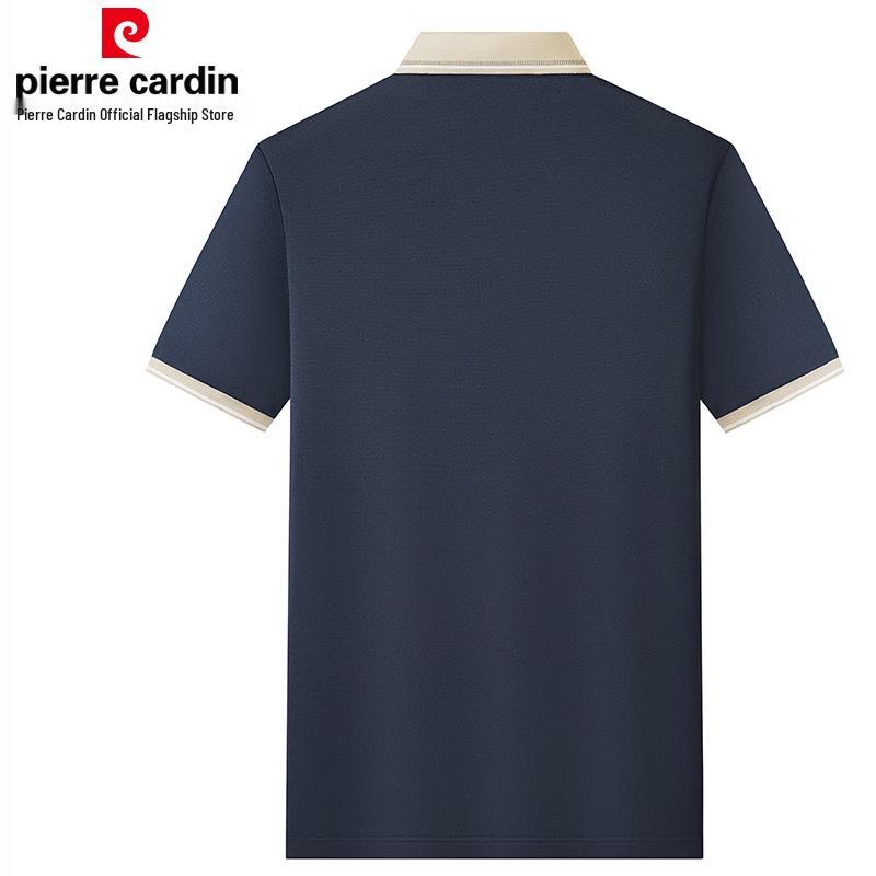 Pierre Cardin Men's Linen Silk Blend 7A Anti-Bacterial Cool-Feel Polo Shirt