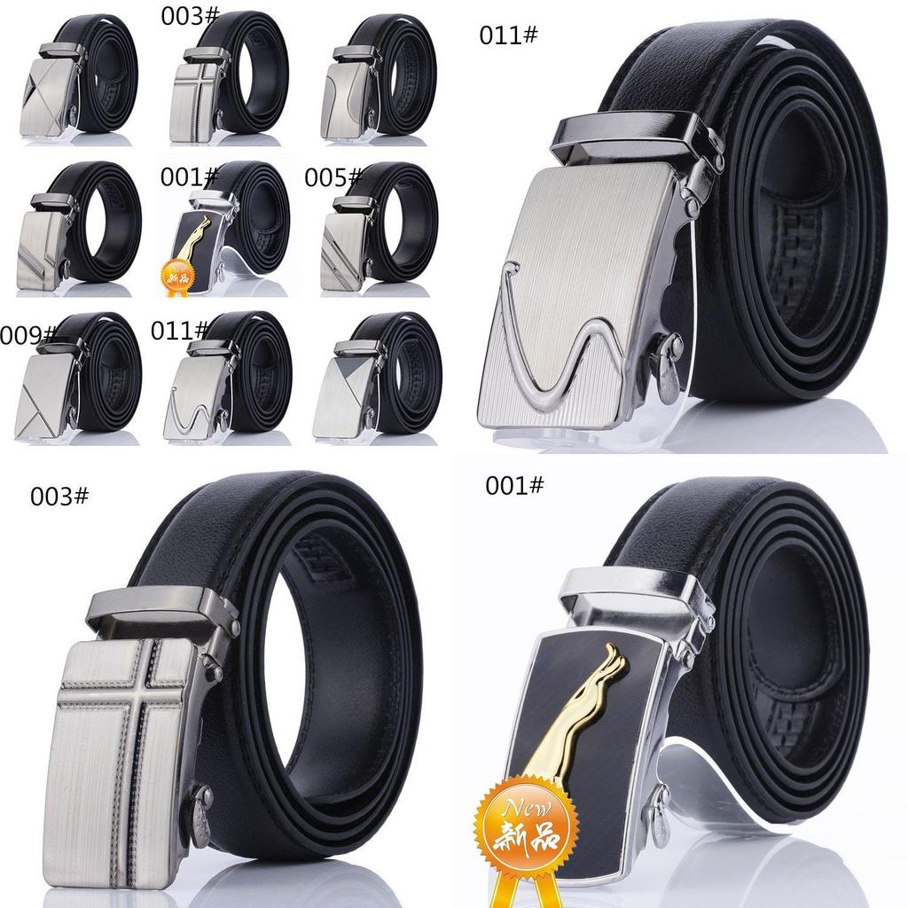 Belt 1pcs Men Imitation Leather Black Steel With
