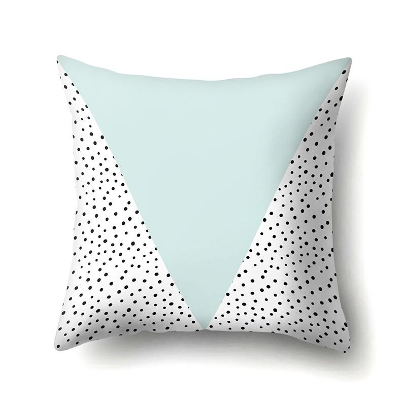 Ins Style Abstract Creative Polyester Pillow Case Car Decoration Home Printed Bedside Cushion Cover Pillow Case