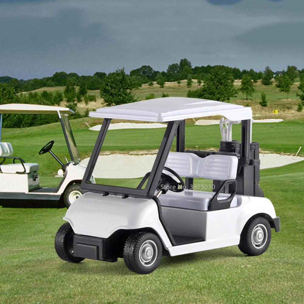 Modello di Golf Cart in Lega Scala 1/20 Giocattoli Modello di Auto in Metallo Diecast Alta Simulazione Veicolo Giocattolo a Retrazione Collezione Regalo di Compleanno per Ragazzo