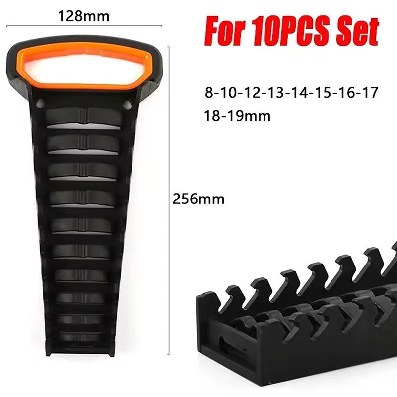 Plastic Wrench Organizer Tray Sockets Storage Tools Rack Sorter Standard Spanner Holders Wrench Holder Wrench Storage Rack