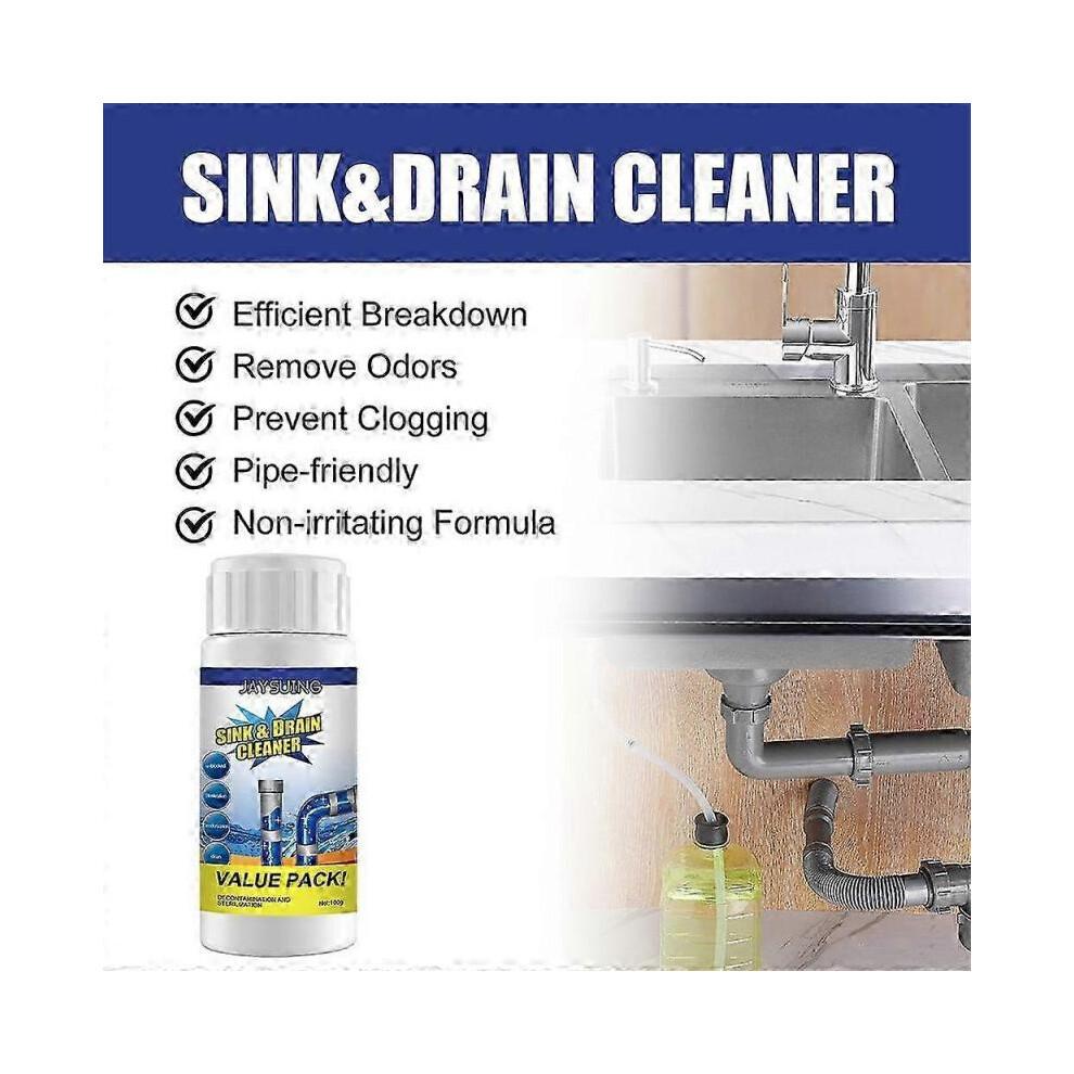 (3pcs)Wild Tornado Powerful Sink & Drain Cleaner High Efficiency Clog Remover & Clean