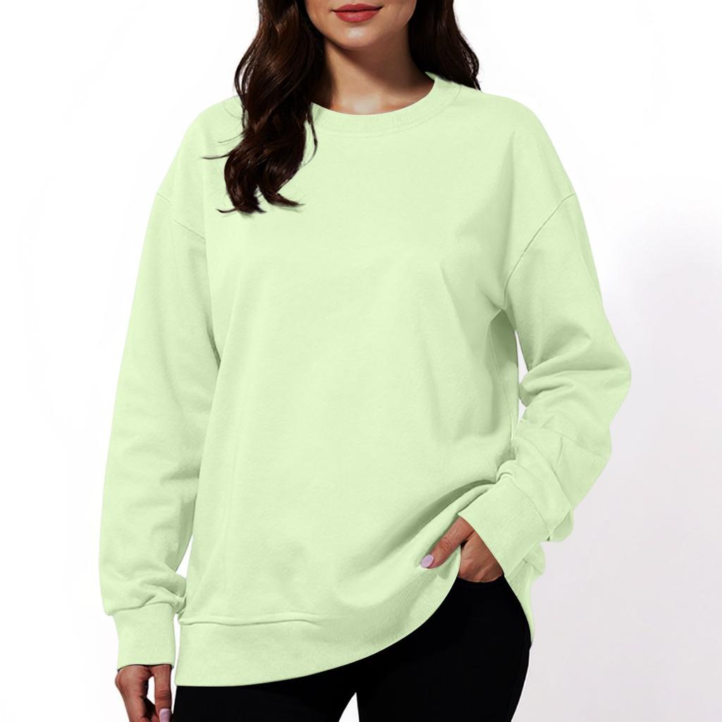 Women's Fashion Solid Color Casual Long Sleeve Hoodie